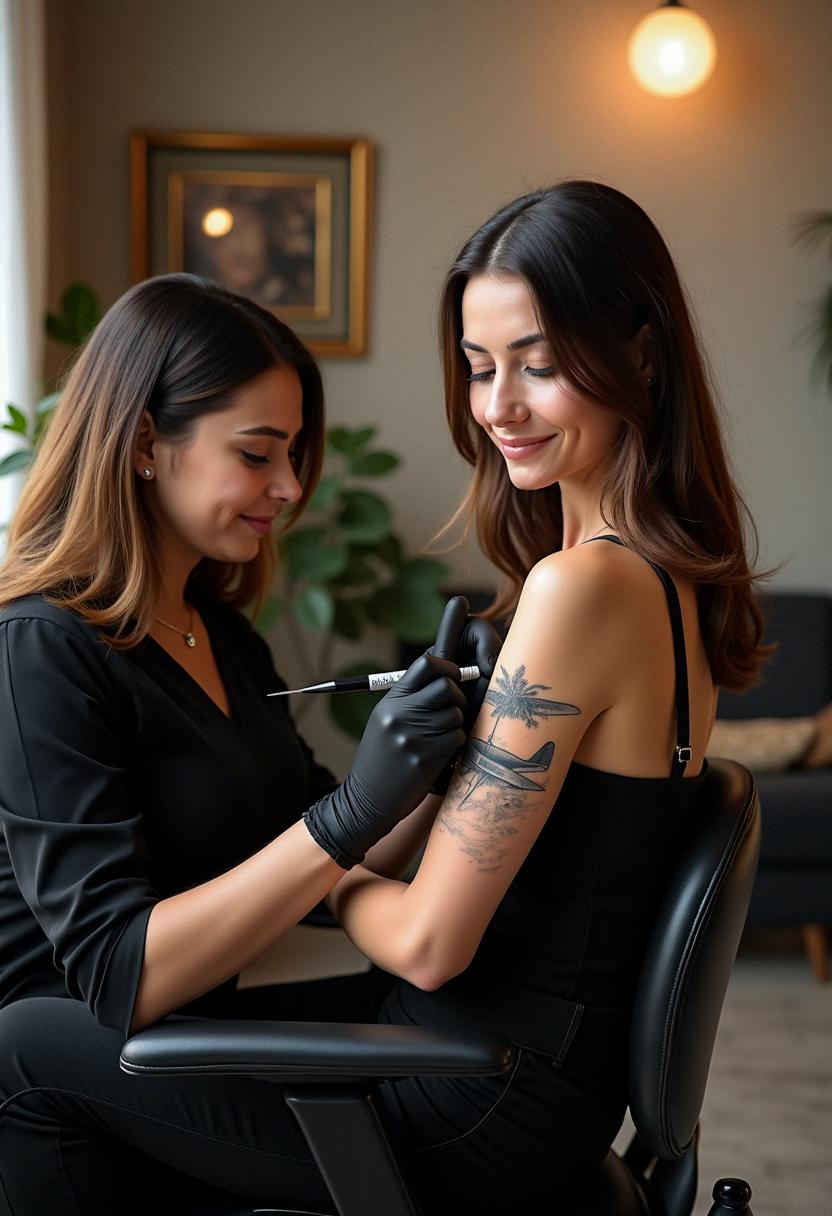 airplane tattoo
