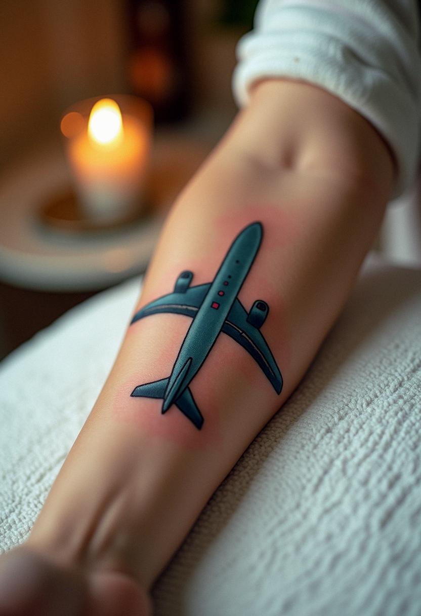 airplane tattoo