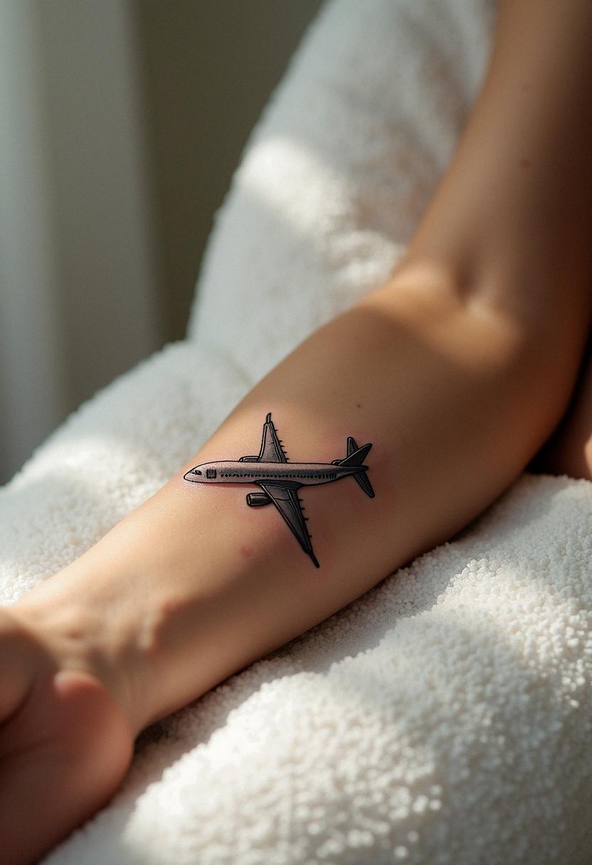 airplane tattoo