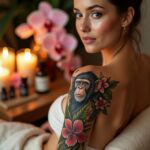 Aloha Monkey Tattoo 00002