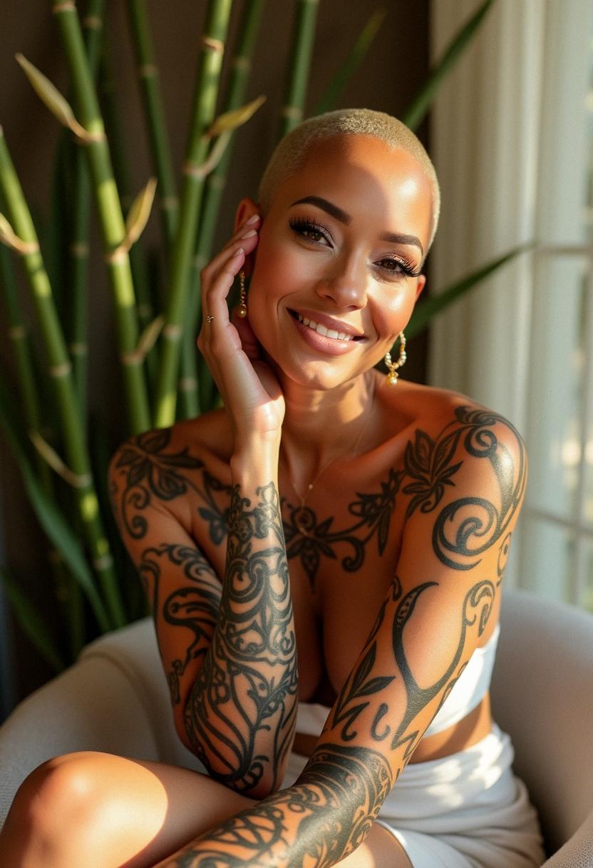 amber rose tattoo