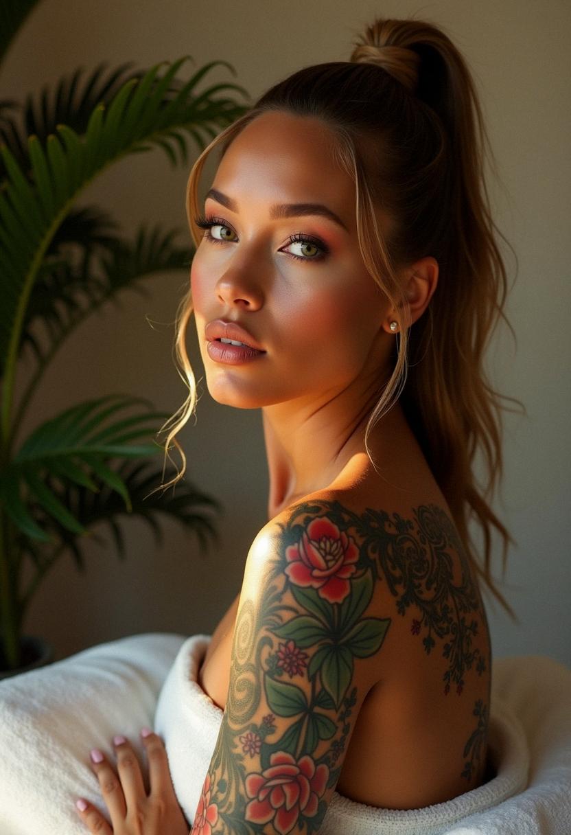 amber rose tattoo