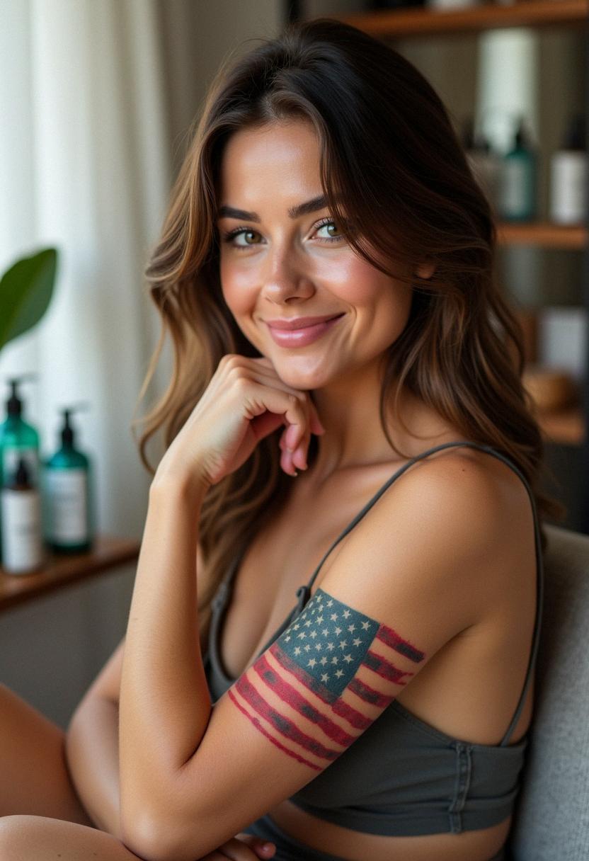 american flag tattoo
