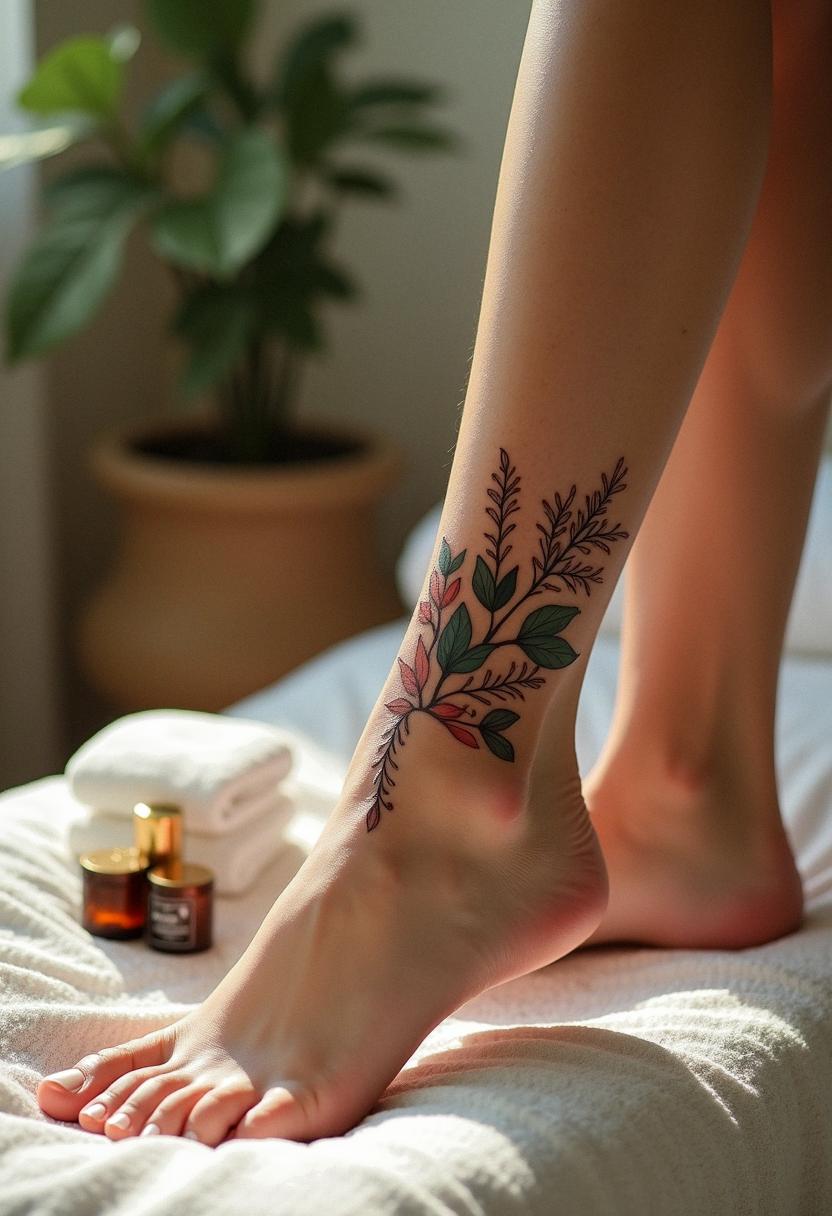 ankle tattoo
