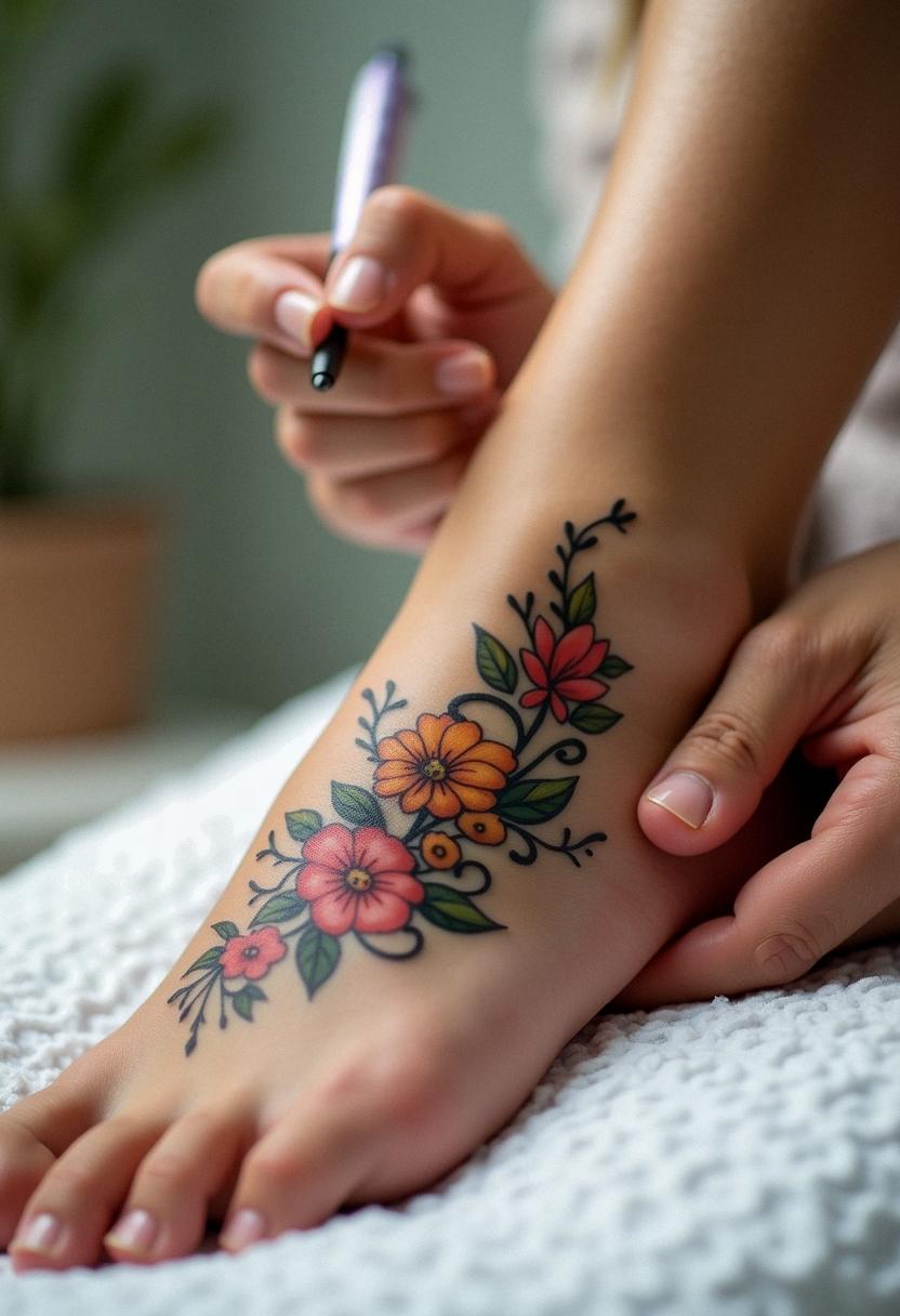 ankle tattoo