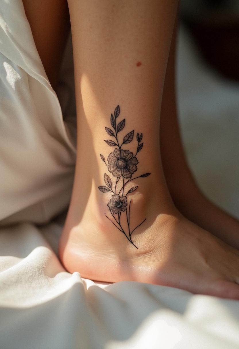 ankle tattoo