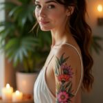 April Birth Flower Tattoo 00001