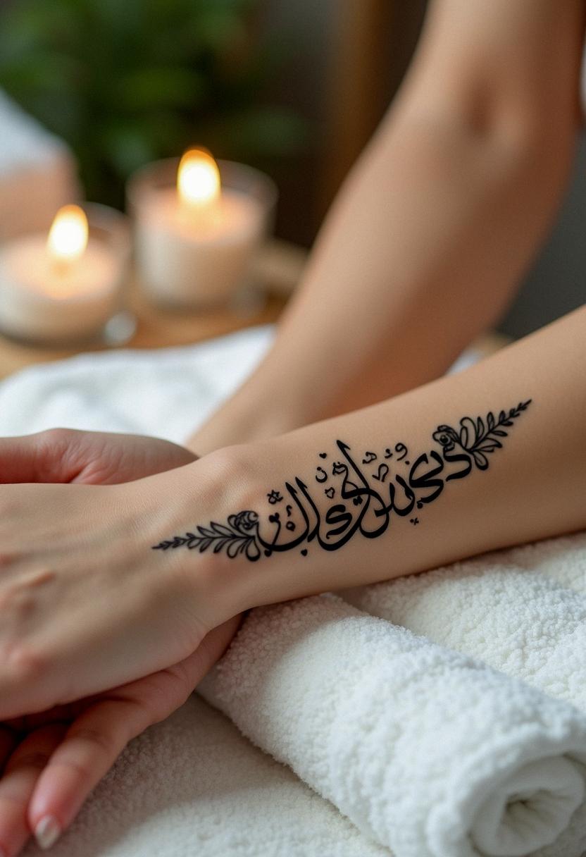 arabic tattoo