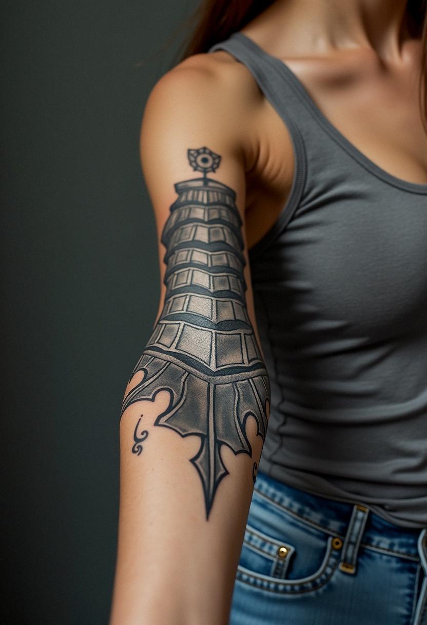 armor tattoo