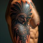 Aztec Eagle Warrior Tattoo 00001