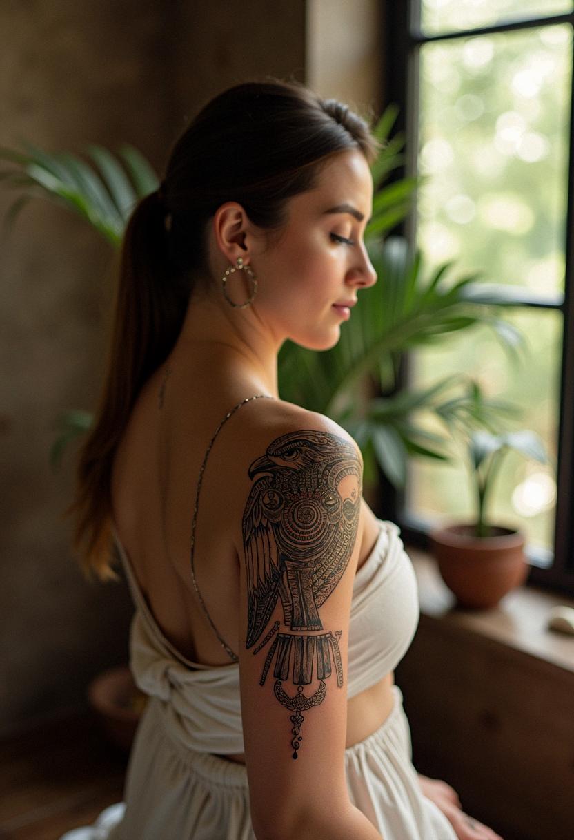 aztec eagle warrior tattoo
