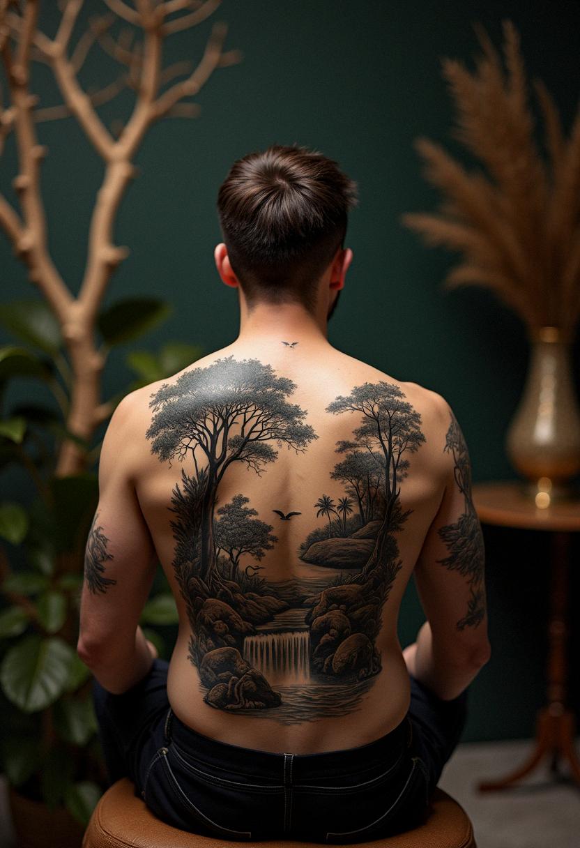 back tattoos for men