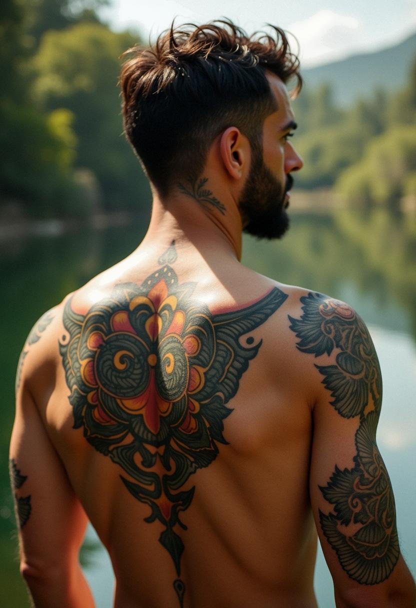 back tattoos for men