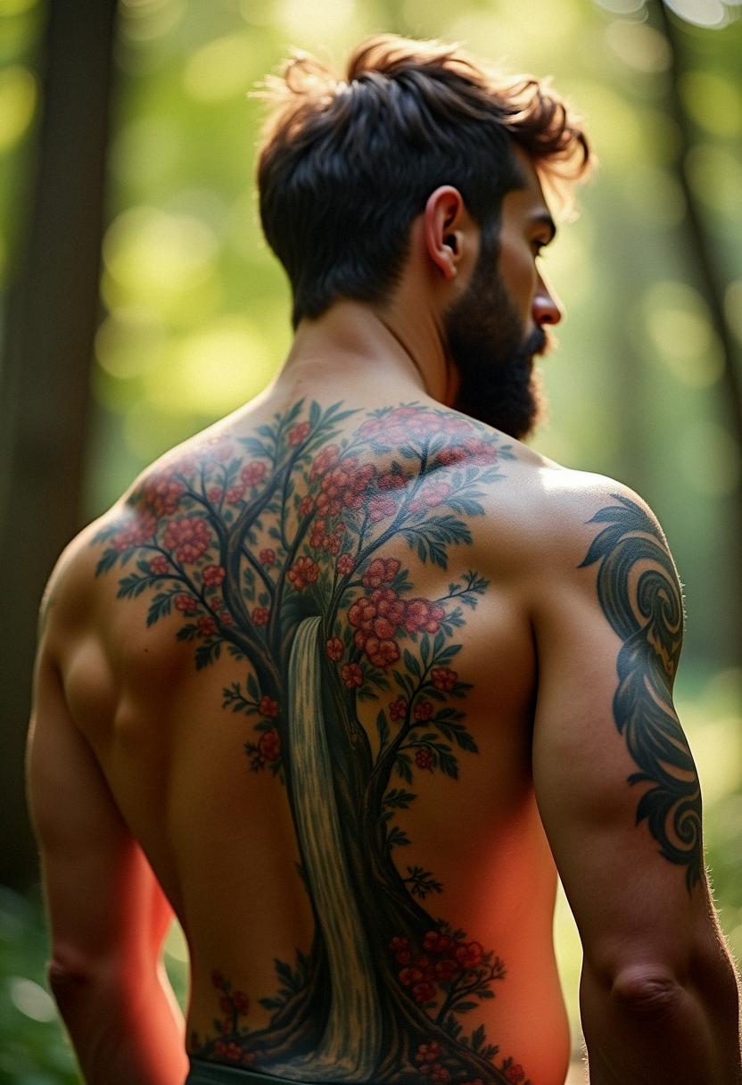 back tattoos for men
