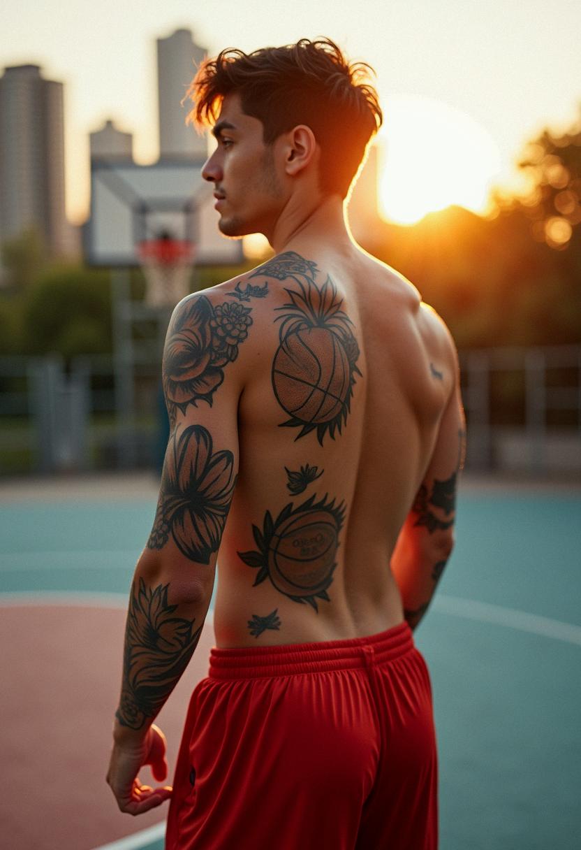 basketball tattoos