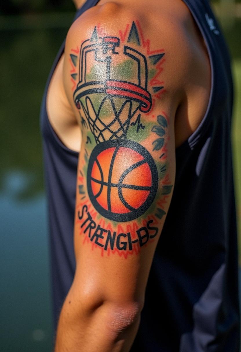 basketball tattoos
