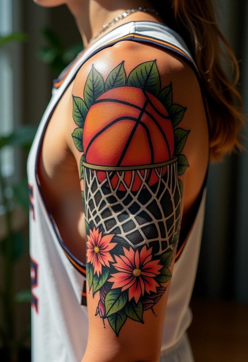 basketball tattoos