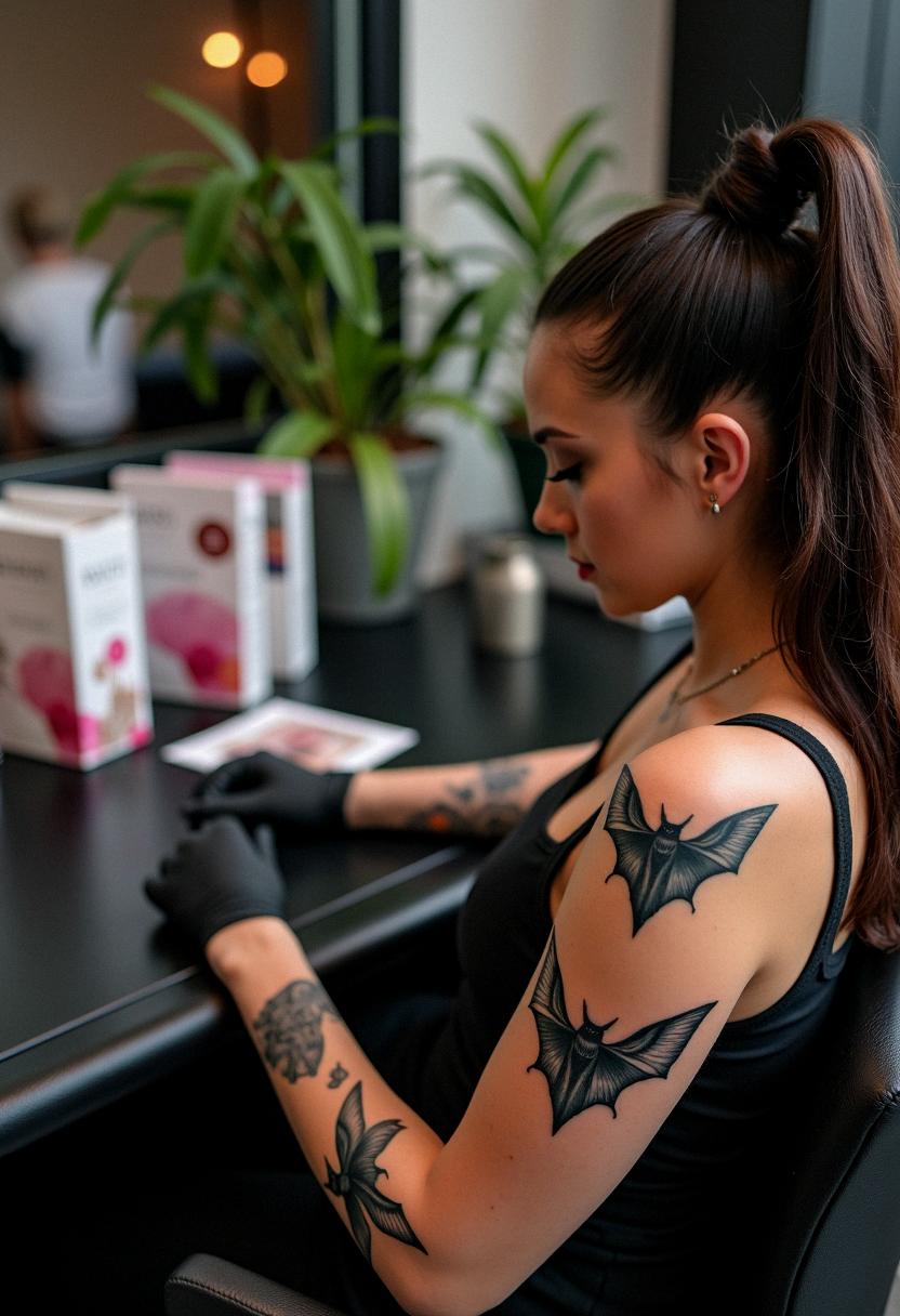 bat tattoo designs
