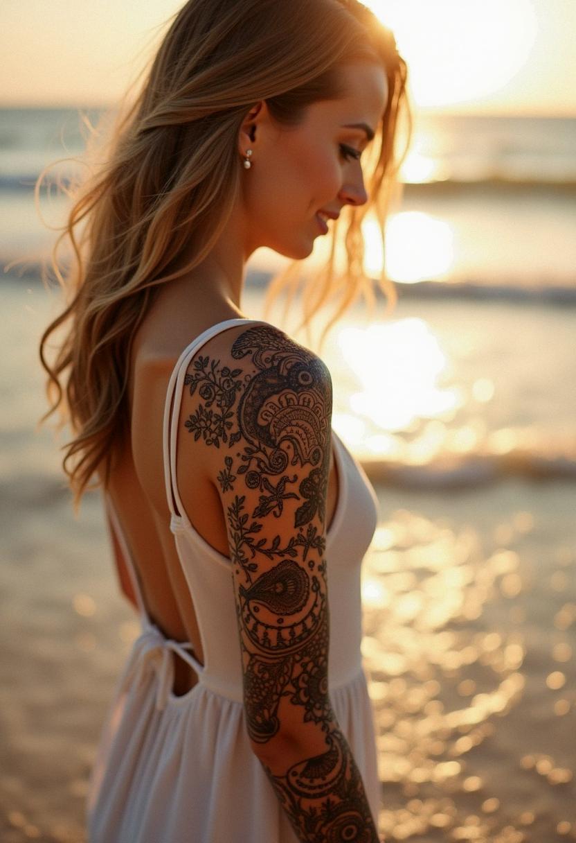 beach tattoo