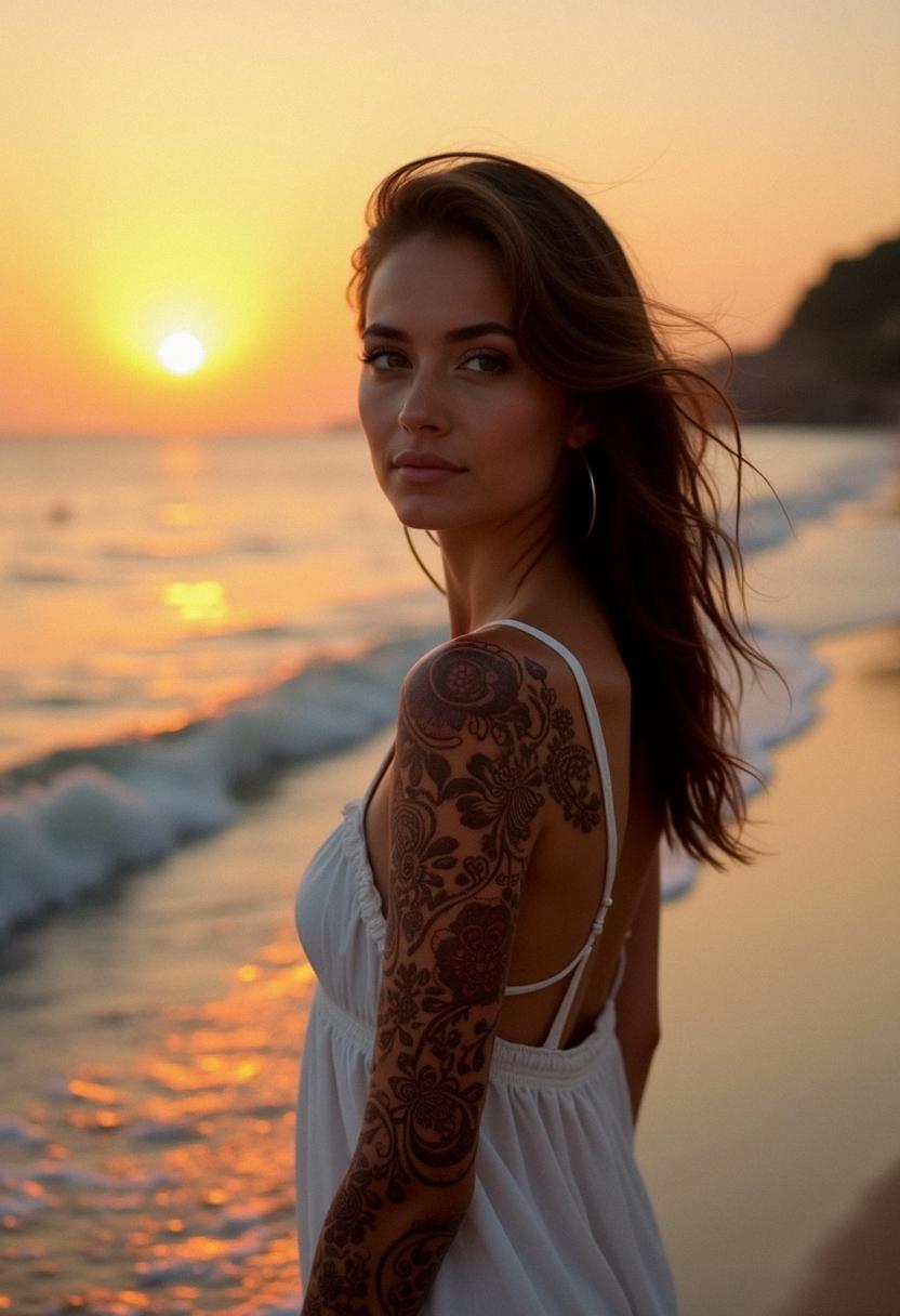 beach tattoo