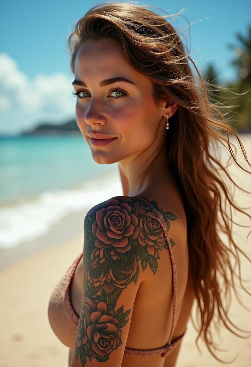 beach tattoo