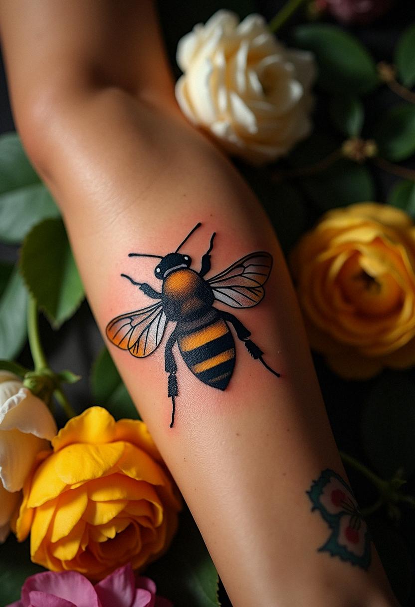 bee tattoos