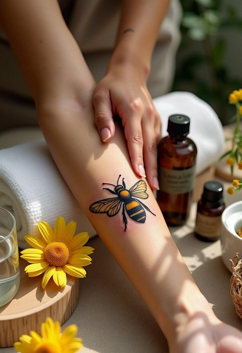 bee tattoos