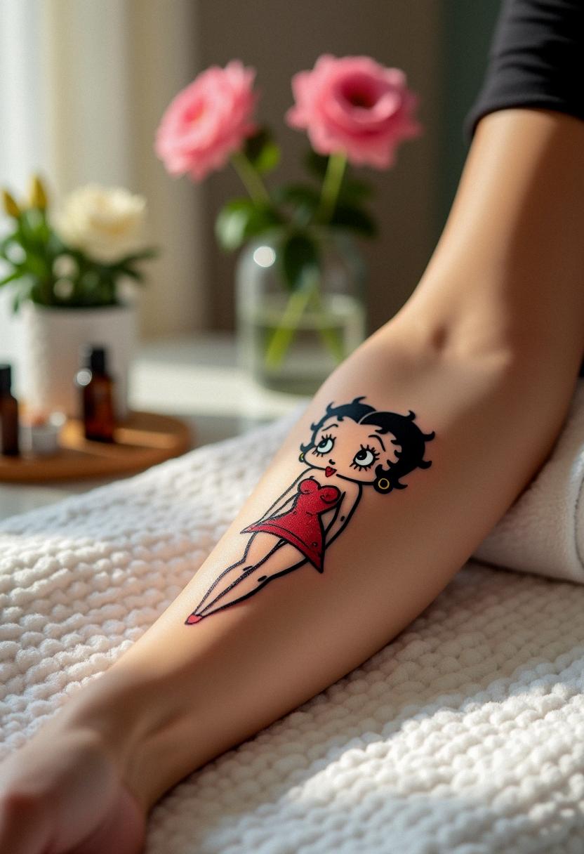 betty boop tattoo
