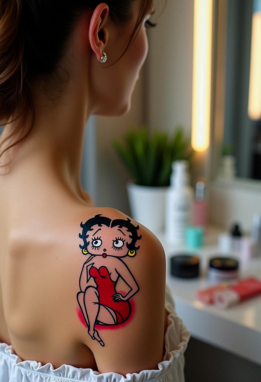 betty boop tattoo