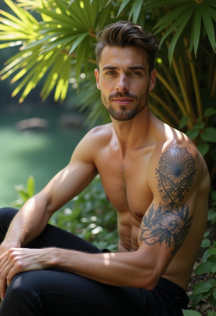 bicep tattoos for men