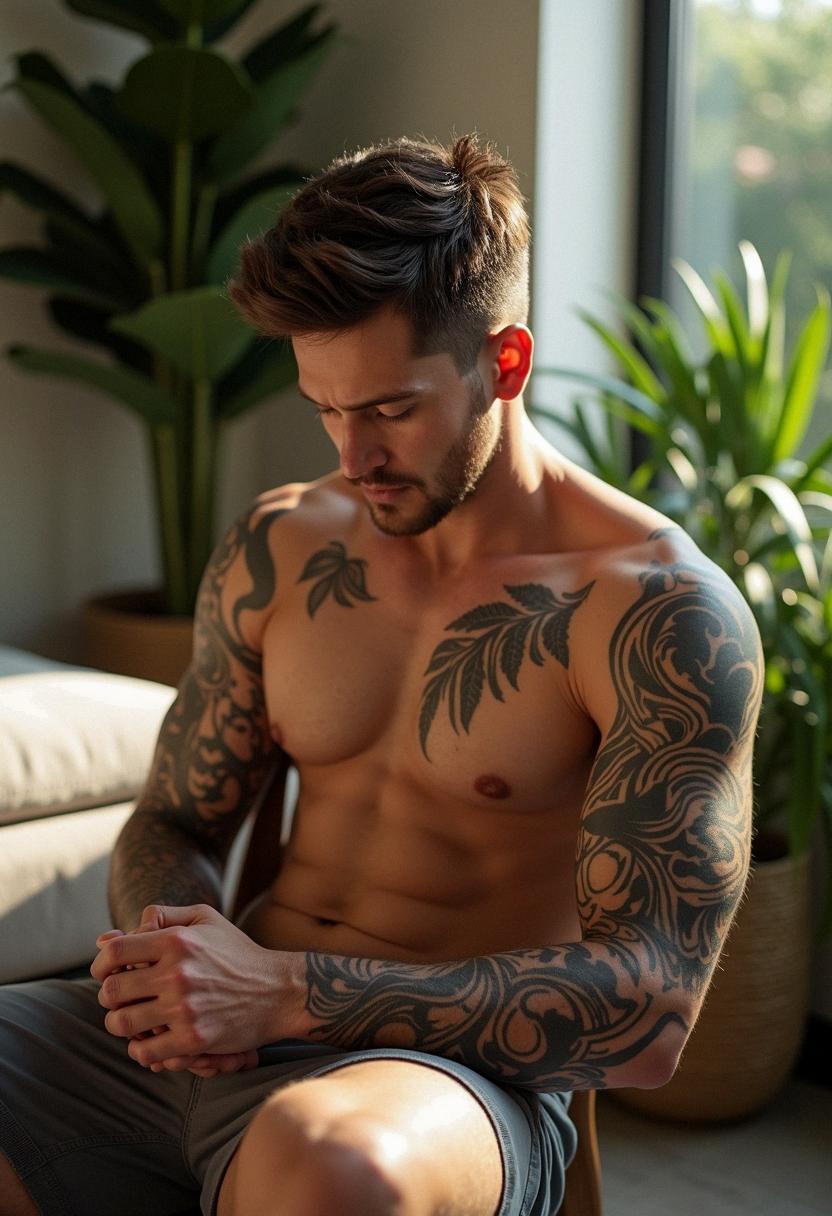 bicep tattoos for men