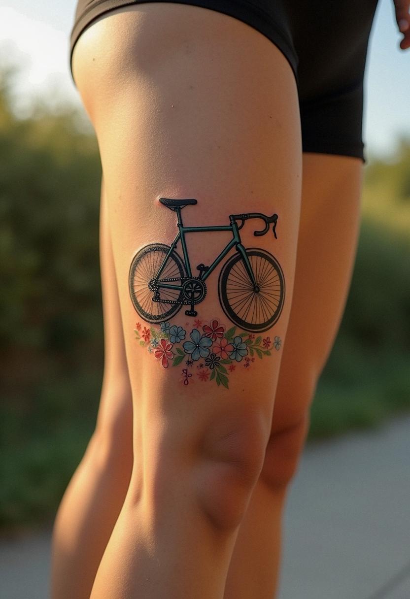 bicycle tattoo