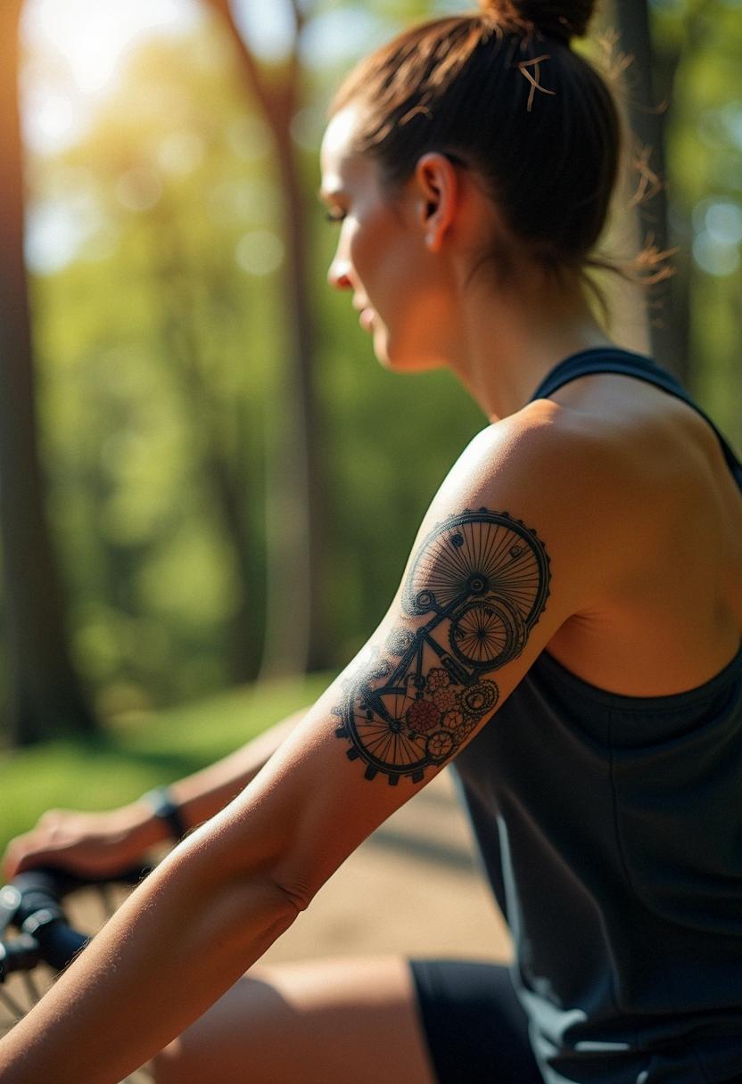 bicycle tattoo