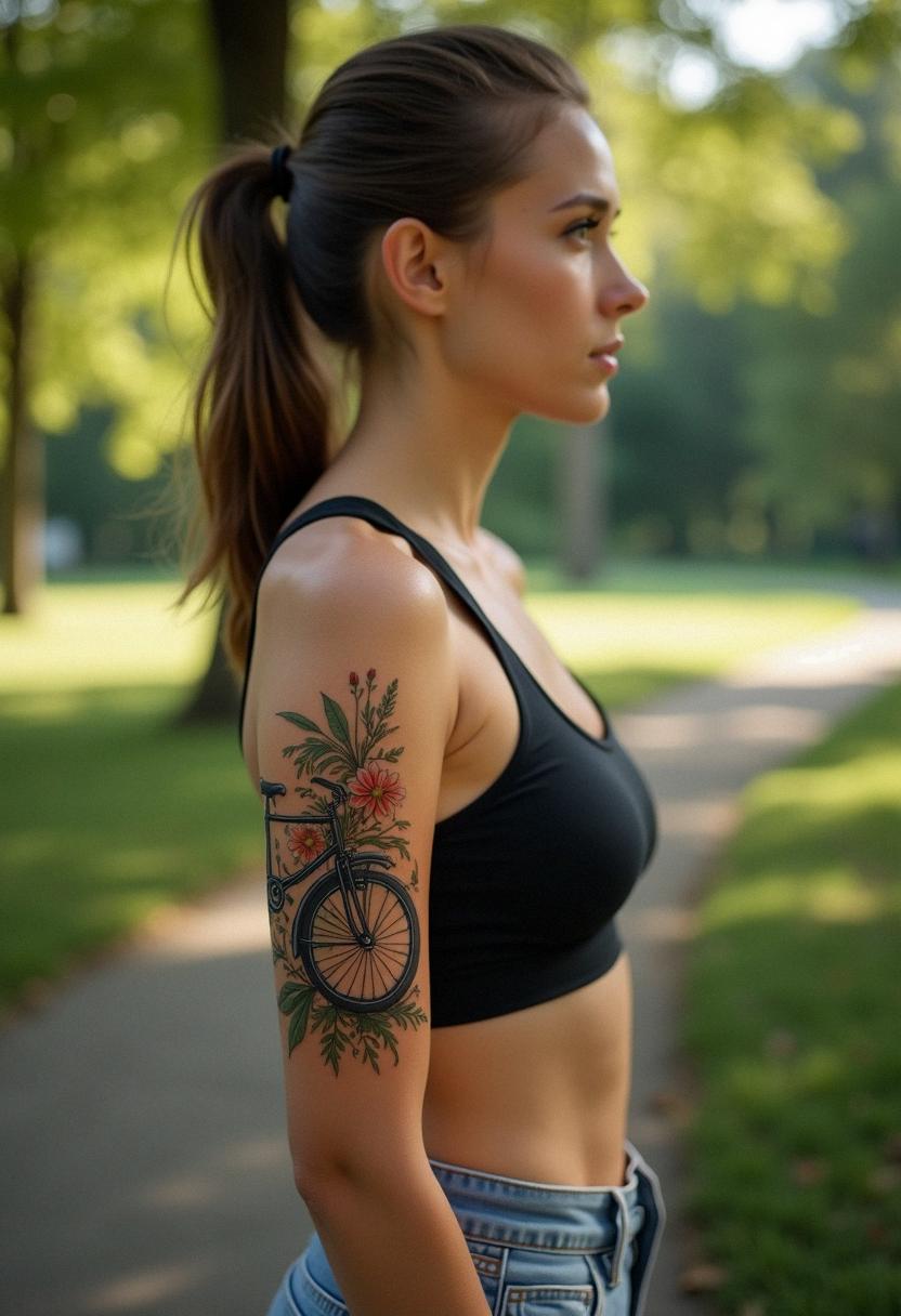 bicycle tattoo