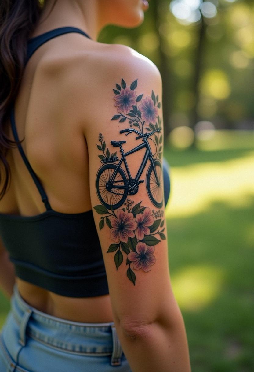bicycle tattoo
