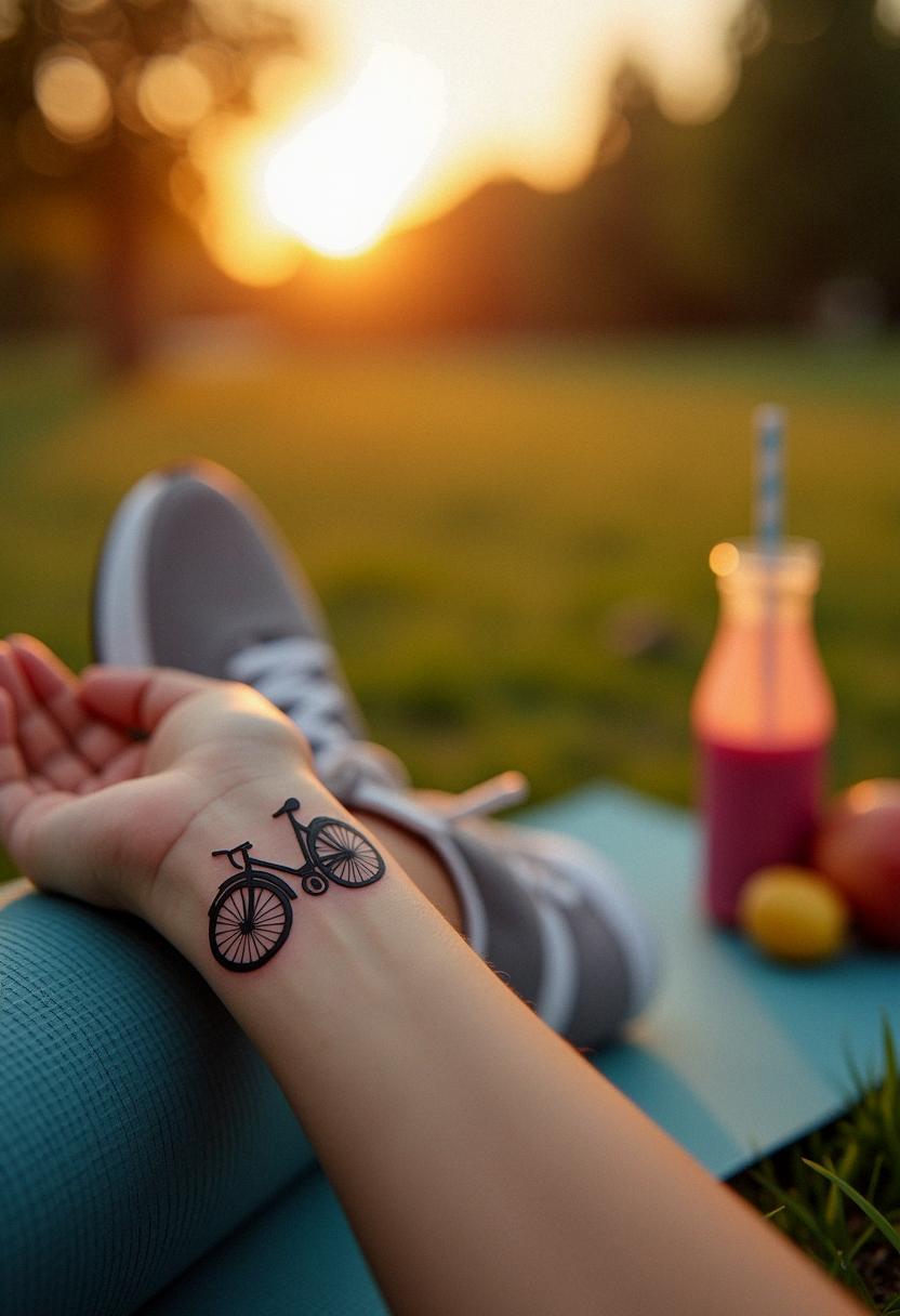 bicycle tattoo