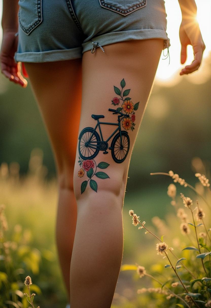 bicycle tattoo
