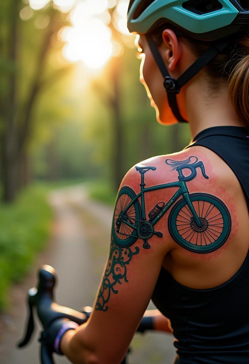 bike tattoo