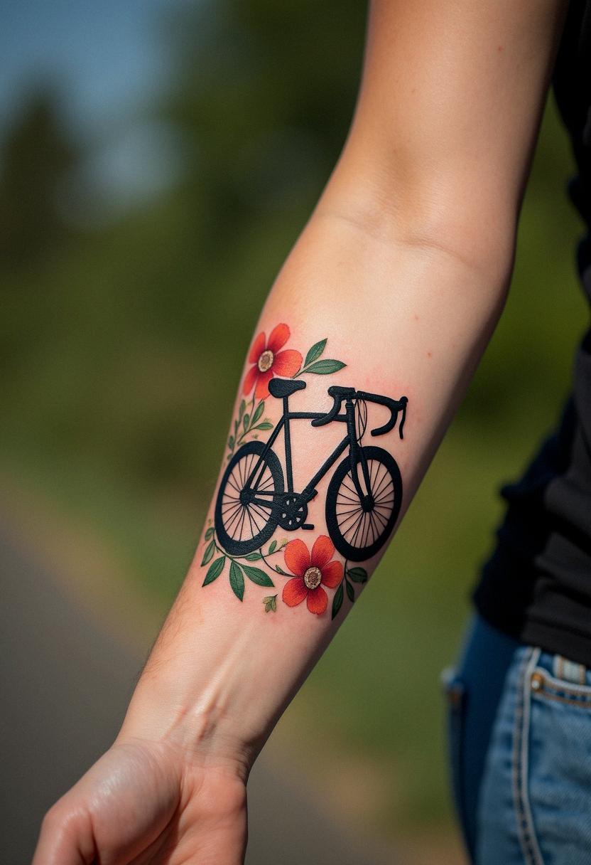 bike tattoo