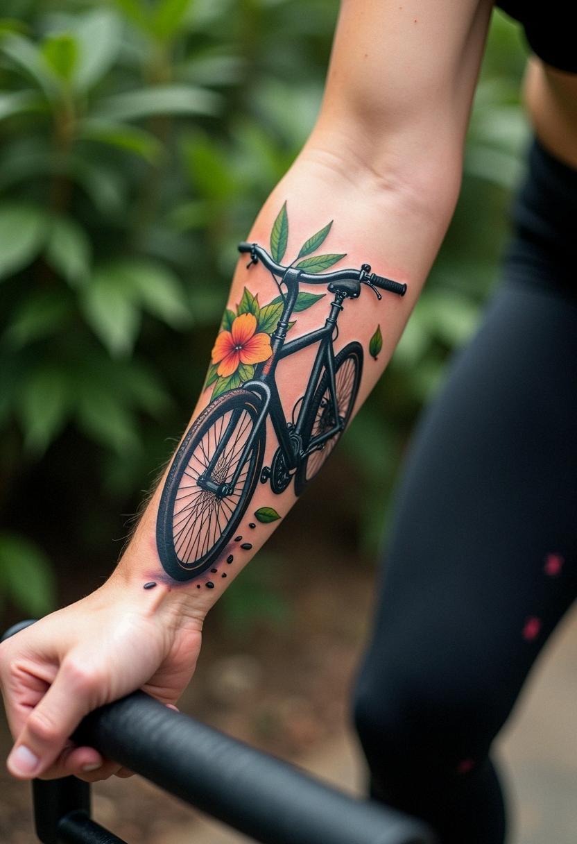 bike tattoo