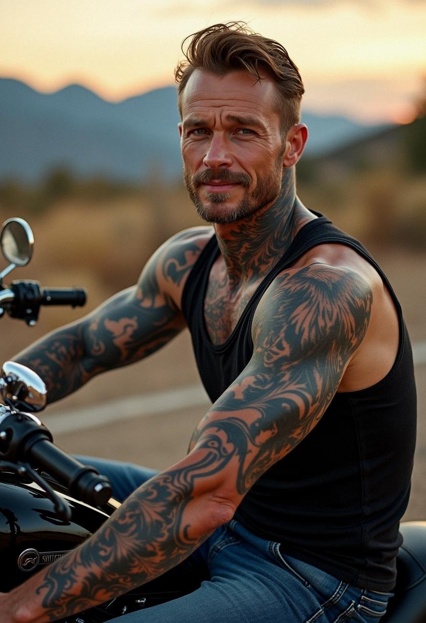 biker tattoos