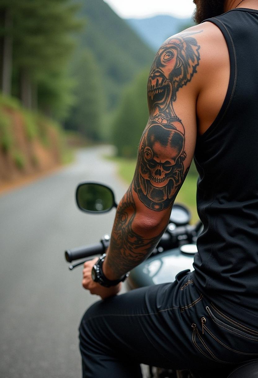 biker tattoos