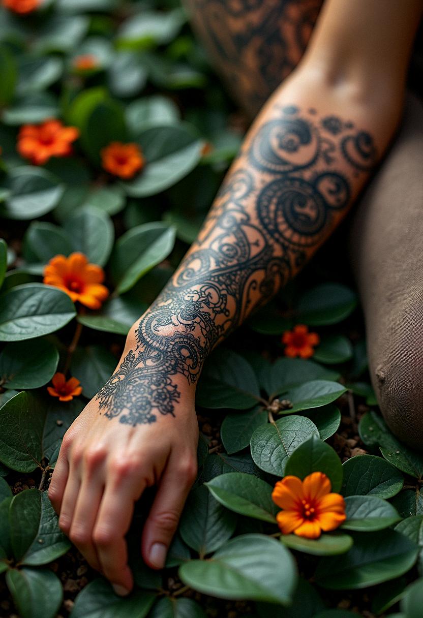 bio mechanical tattoo