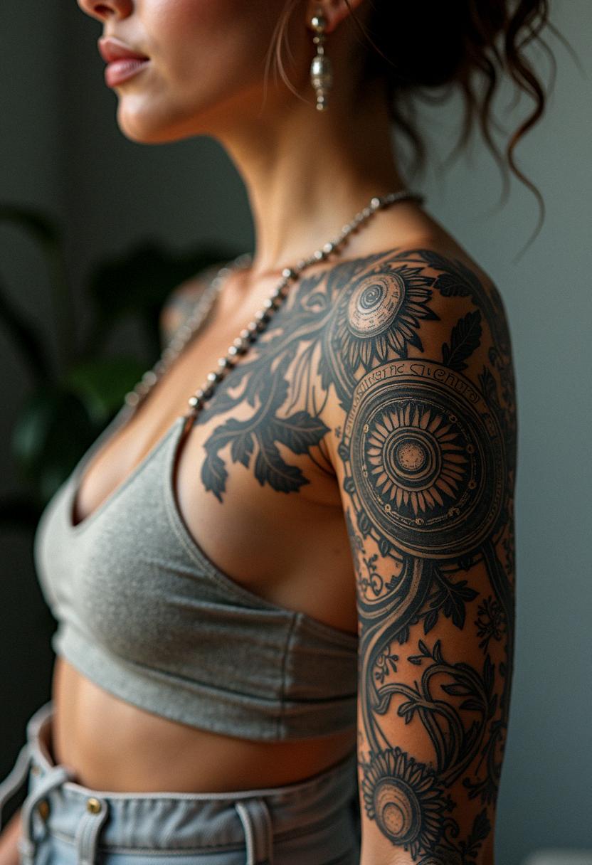 bio mechanical tattoo