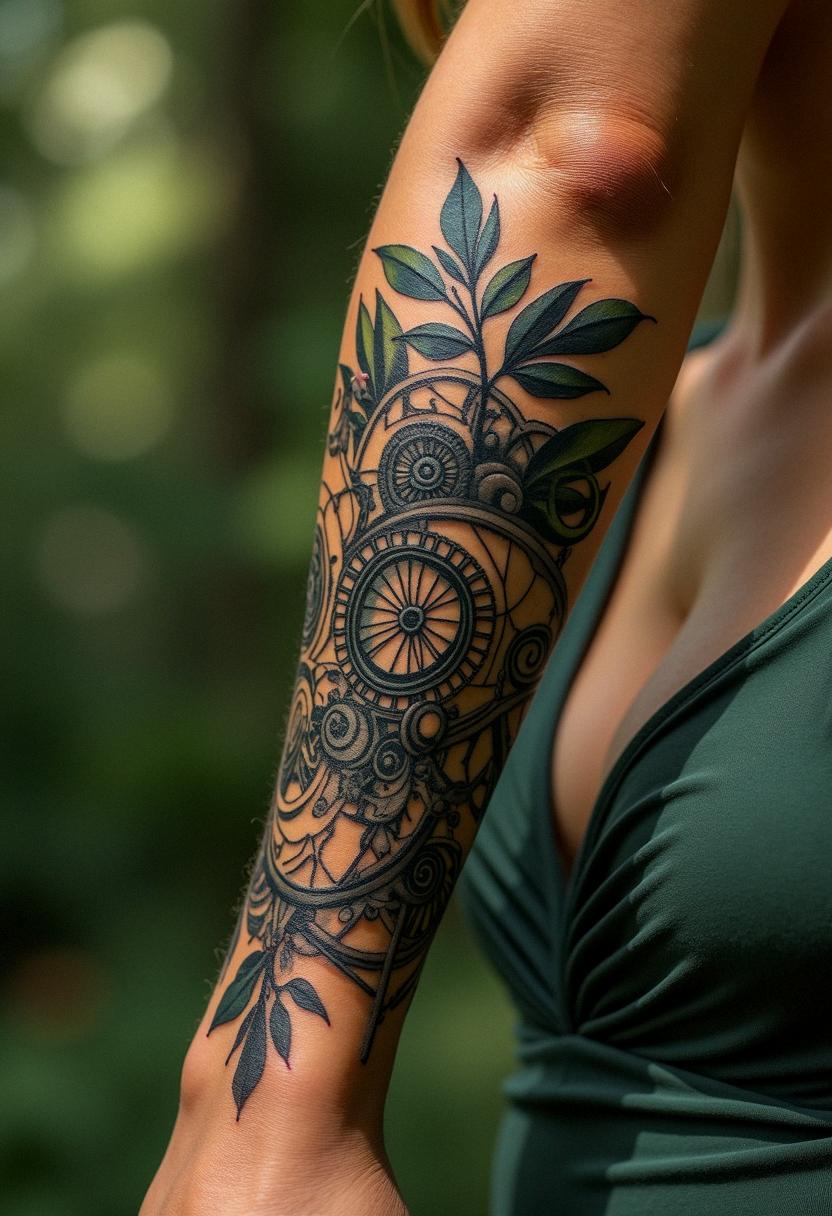 bio mechanical tattoo