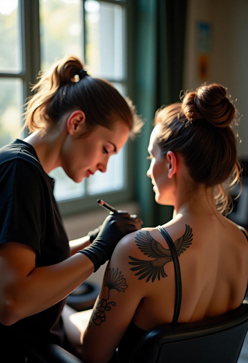 bird dove tattoos