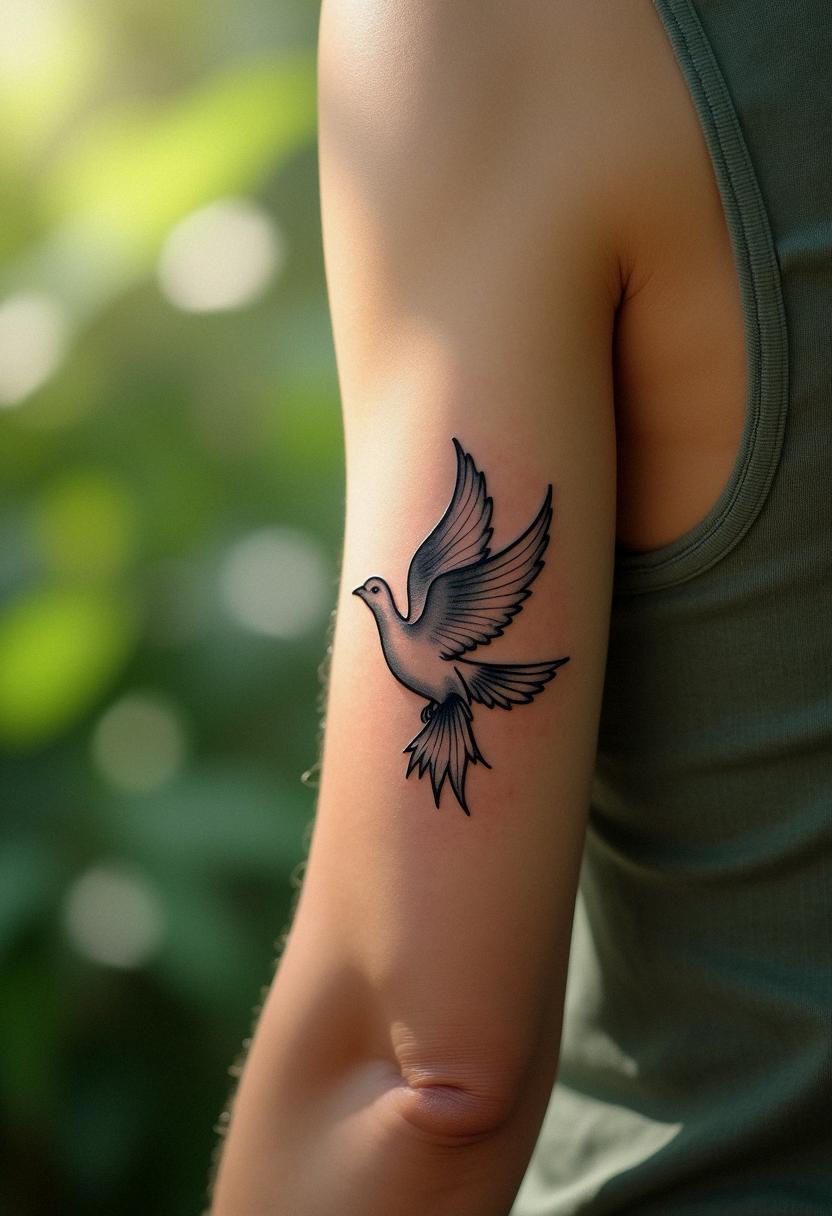 bird dove tattoos