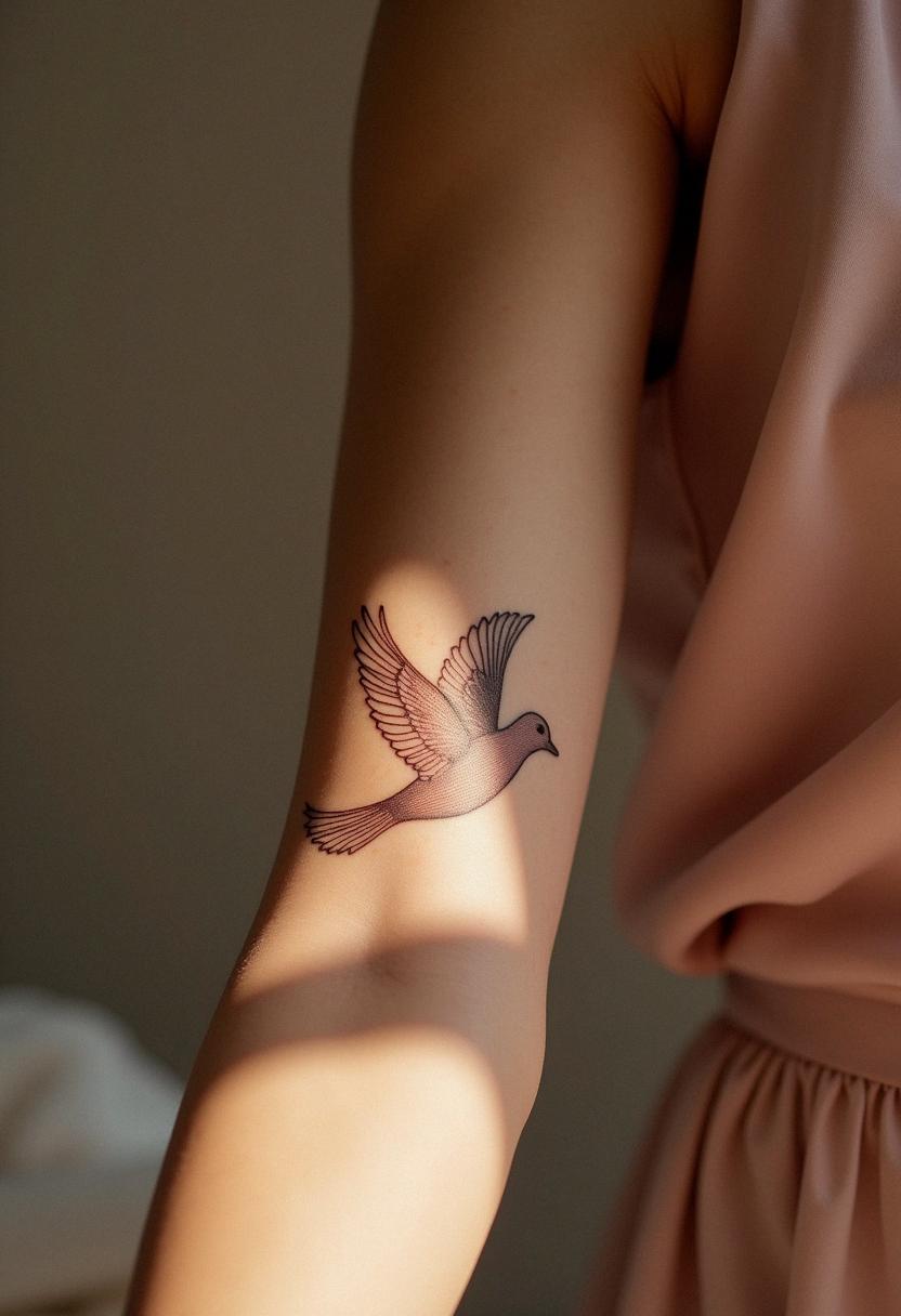 bird dove tattoos