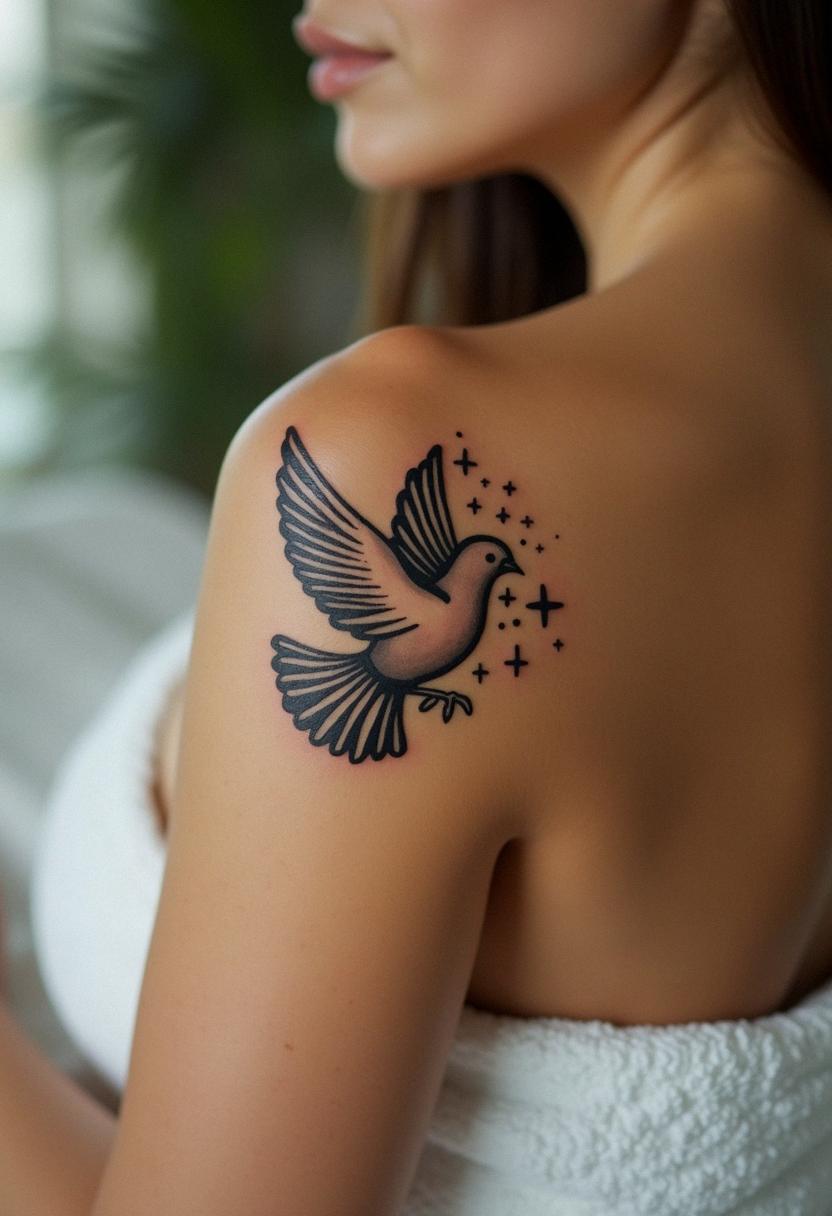 bird dove tattoos