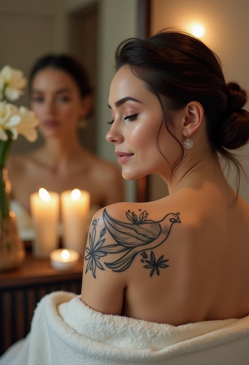 bird dove tattoos